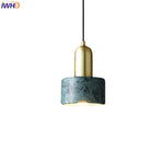 Copper Marble LED Pendant Light for Kitchen Living Room Bedroom Decor