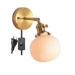 Afralia™ White Ceramic LED Wall Lights for Home Lighting in Bedroom, Living Room, Bathroom