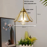 Afralia™ Blue Glass LED Pendant Lamp: Nordic Modern Hanging Light.