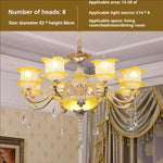 Elegant Crystal Chandelier Living Room Bedroom Lighting