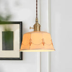 Ceramic LED Pendant Lights: Japanese Style for Living Room, Bedroom, Dining Room