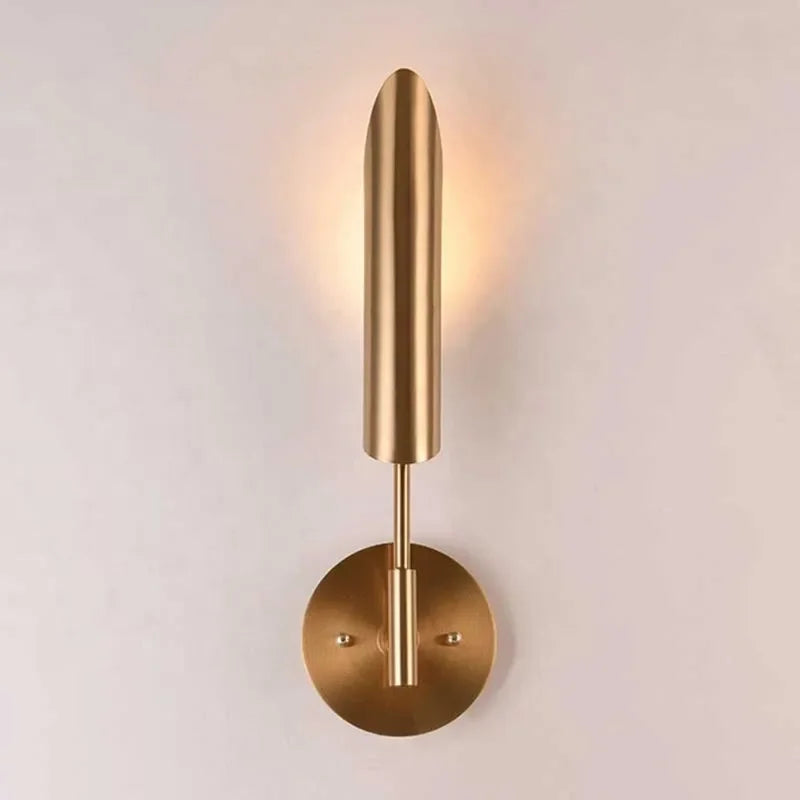 Golden Luxury Wall Light for Elegant American Style Interior