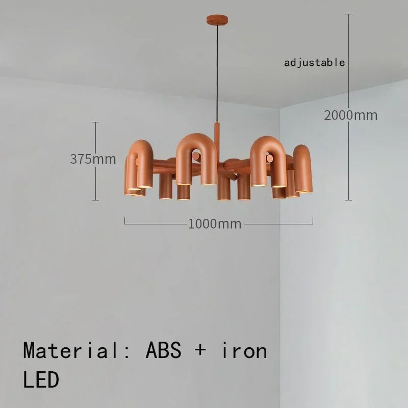 Nordic Chandelier: Adjustable Pendant Lights, Ceiling Hanging Lamp