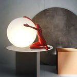 Humanoid Sculpture LED Table Lamp for Bedroom & Living Room