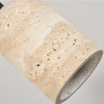 Yellow Travertine LED Pendant Lights: Modern Nordic Hang Lamp for Home Decor