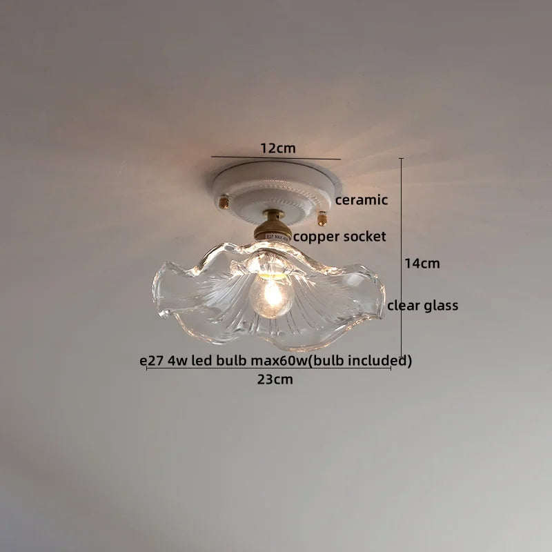 Ceramic LED Ceiling Light for Modern Home Decor & Lighting