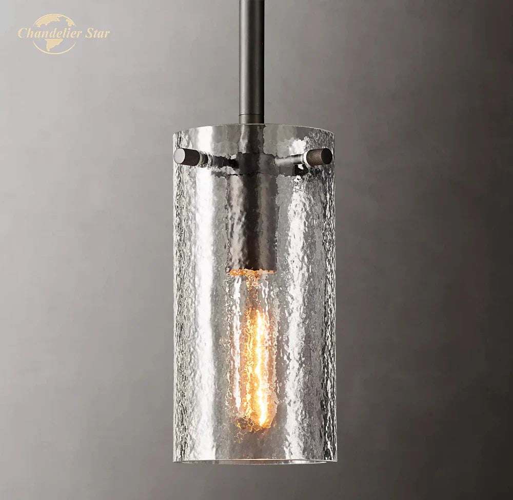 Modern Glass LED Chandelier Charleroi Pendant Light for Kitchen Bedroom Dining Room