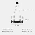 Crystal Chandelier Pendant Lights - Luxury LED Lighting for Living Room