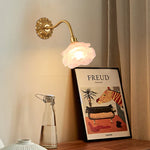 Afralia™ Copper Arm LED Wall Lamp for Stair, Bedroom, Living Room, Bathroom Mirror Light