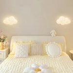 Star Shape Wall Lamp Kids Room Nursery Lighting - White Cloud Theme