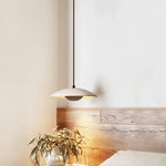 Yellow Travertine Bedside Chandelier - Retro Nordic Style LED Pendant Lights