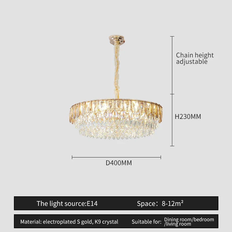 Crystal Chandelier: Modern Luxury Lighting for Home, Hotel, Restaurant