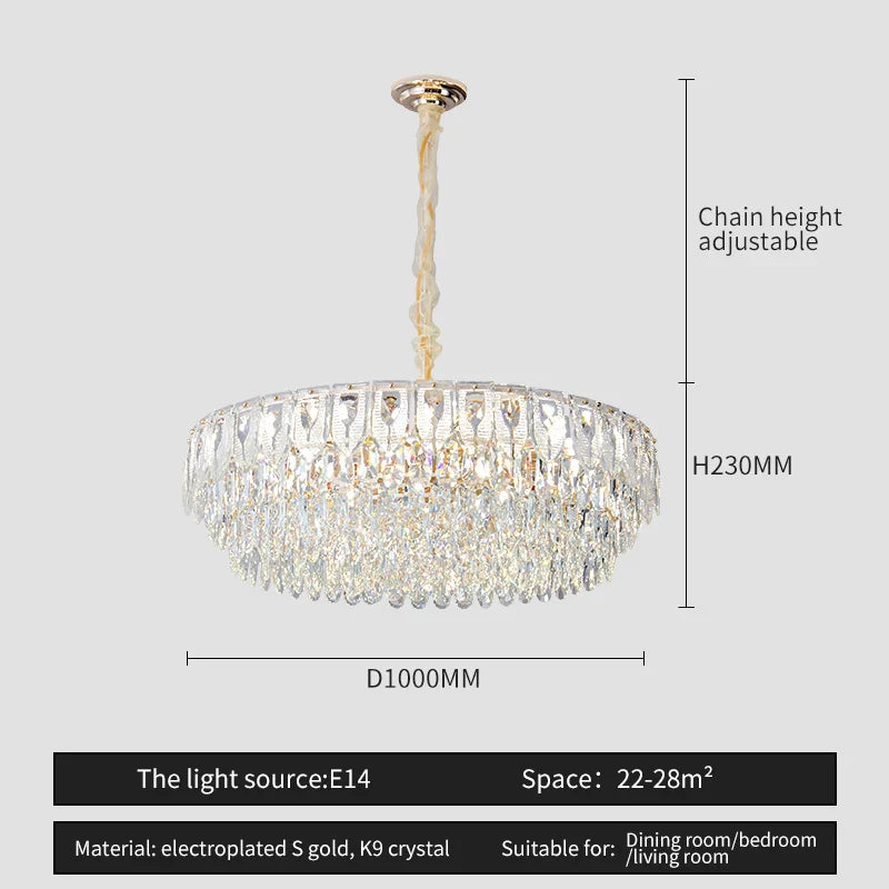 Crystal Chandelier: Modern Luxury Lighting for Home, Hotel, Restaurant