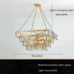 Welle Glass Chandelier