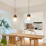 Travertine Stone Pendant Chandelier for Bedroom and Dining Room