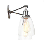 2 Head LED Wall Lamps Iron Glass Bedroom Stair Light Fixtures