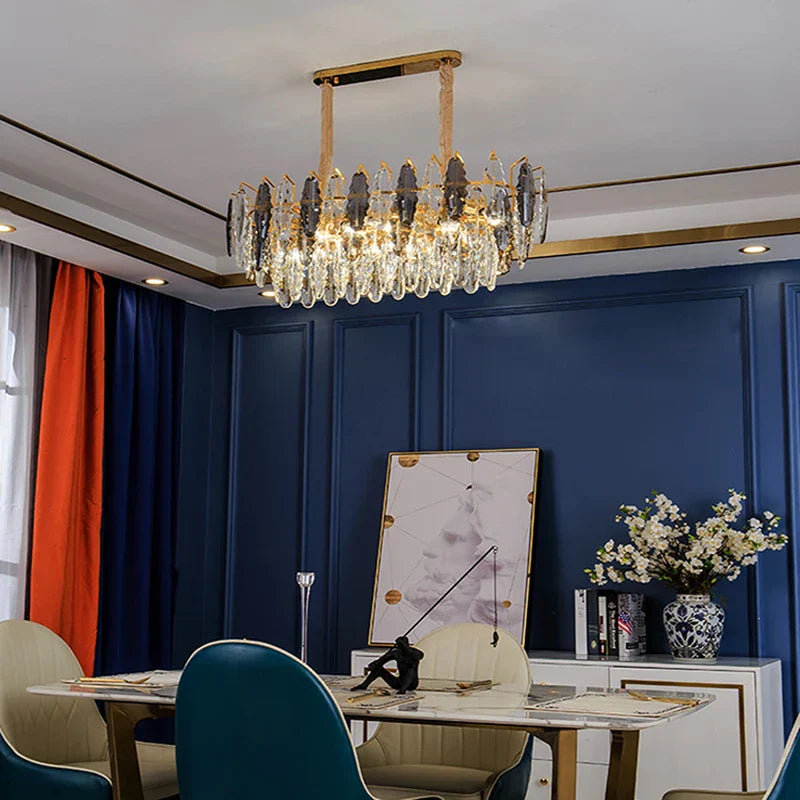 Crystal Chandelier Pendant Light for Living Room Bedroom Foyer