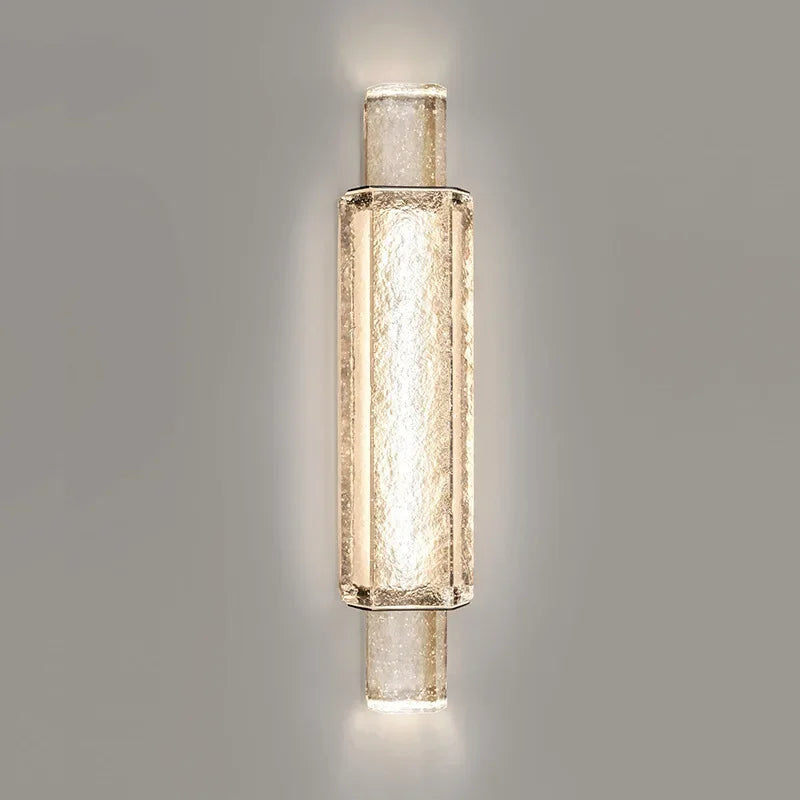 Crystal Glass Bubble Wall Lights - Gold Color LED Mounted Bedroom Wall Lamps