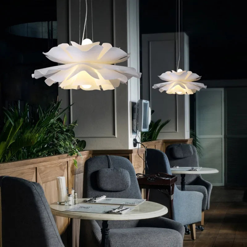 Scandinavia Flower Acrylic Pendant Chandelier for Kitchen Living Room