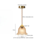 Afralia™ Cracked Glass LED Pendant Lights for Home Decor, Restaurant, Living Room, Kitchen
