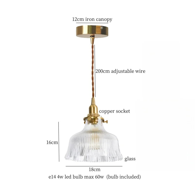 Afralia™ Smoke Gray Glass LED Pendant Light for Home Decor in Brass Finish