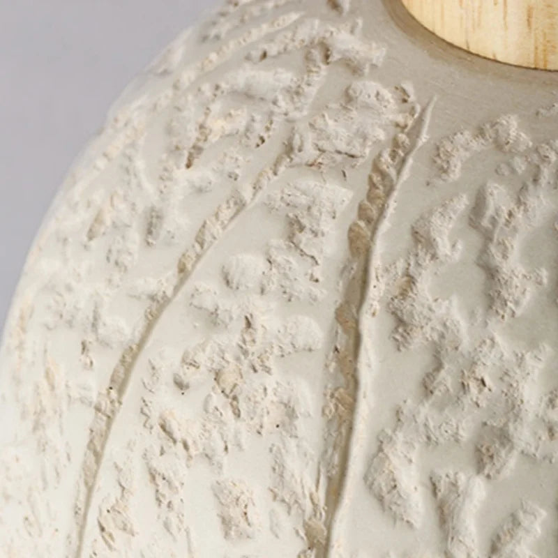 Cement Shade Wall Sconce Pull Chain Switch LED Light Fixture for Home Decor