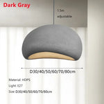 Wabi-Sabi Resin Suspension Chandelier for Living Room Bedroom - Ceiling Hanging Lamp