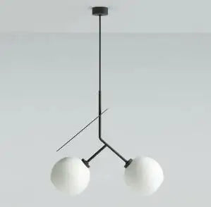 Cherry Glass Pendant Lights: Nordic Red/White Lamp for Home Decor & Lighting