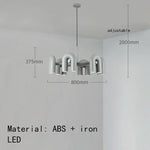 Nordic Chandelier: Adjustable Pendant Lights, Ceiling Hanging Lamp
