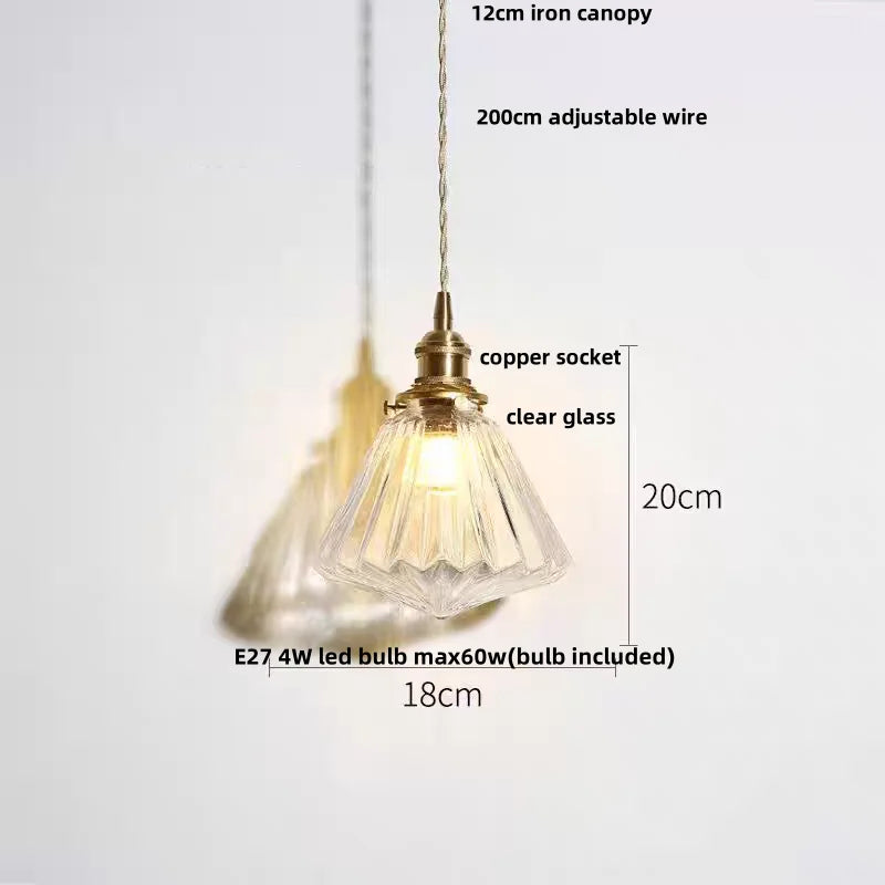 Glass LED Pendant Light Chandelier for Modern Home Decor
