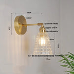 Afralia™ Brass LED Wall Sconce with Pull Chain Switch, Nordic Design