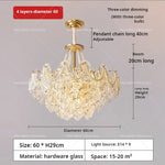 French Chandelier Pearl Glass Rose 2024 Master Bedroom Lighting