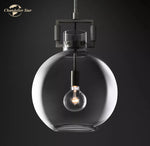 Glass Pendant Chandeliers Modern LED Hanging Lights for Living Room & Dining Room