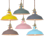 Blue Iron Art LED Pendant Light, Nordic Modern Style for Home and Commercial Spaces