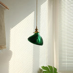 Clear Glass LED Pendant Light for Reading Living Dining Room