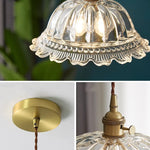 Clear Glass LED Pendant Light | Nordic Hanging Chandelier for Kitchen, Living Room