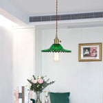 Glass Flounce LED Pendant Light - Stylish Nordic Design