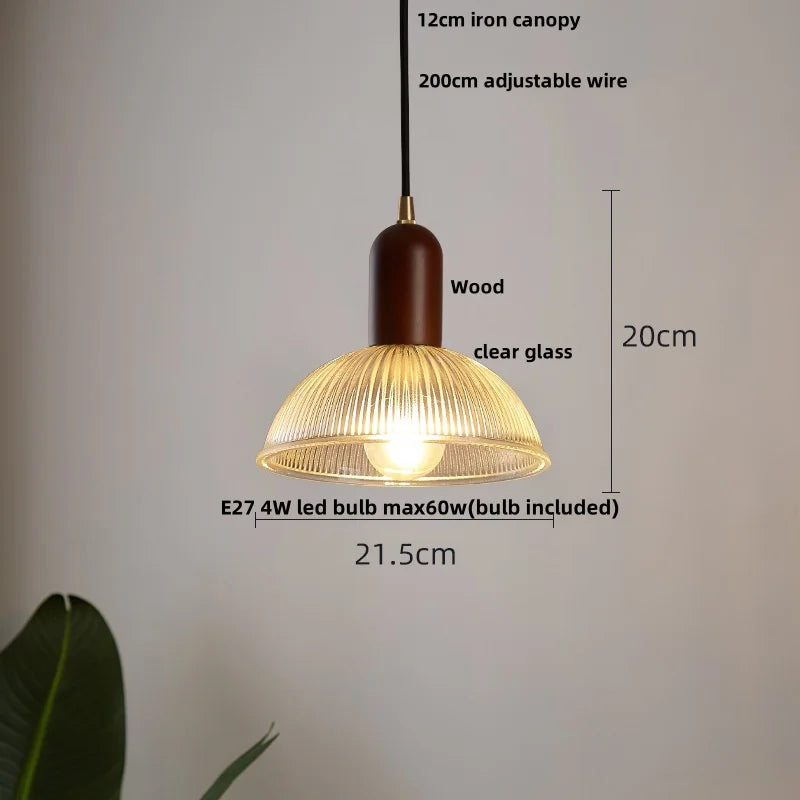 Glass LED Pendant Light Chandelier for Modern Home Decor