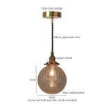 Afralia™ Nordic Clear GlassLED Hanging Lamp for Modern Pendant Lights Decoration