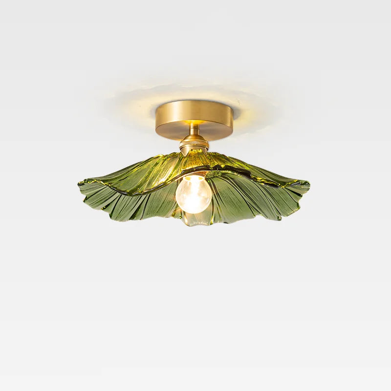 Glass Copper Nordic Ceiling Lamp for Living Room & Balcony.