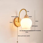 LED Wall Lamps: Nordic Modern Design for Home Decor, Living Room, Bar, Stair - Pull Chain Switch