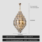 Crystal Chandelier - Luxe Light for Villa, Hotel & Building Project