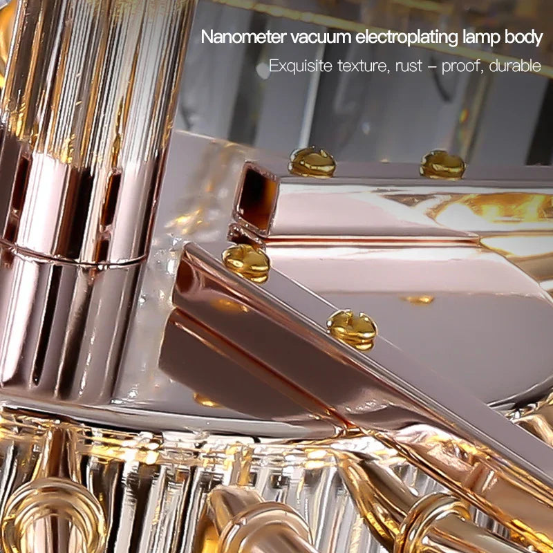 Luxury Crystal Chandelier Modern Simple Dining Room Bedroom Light