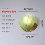 Brass Glass Shell LED Wall Lamp for Luxurious Design Aesthetic