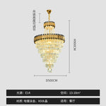 Crystal Chandelier for Duplex Villa Hotel Club Banquet Hall Engineering Lighting