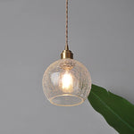 Glass Globe LED Pendant Light - Adjustable Modern Nordic Hanging Fixture