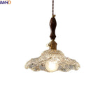 LED Pendant Lamp Elegant Copper Glass Modern Style Hanging Light Fixtures
