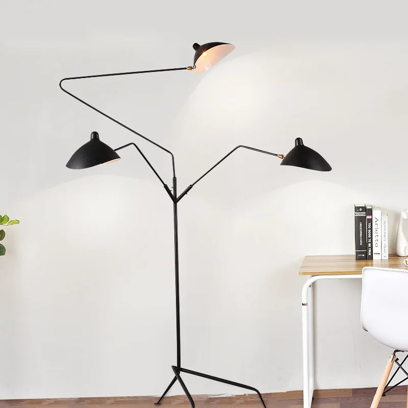 Modern Tripod Floor Lamp for Bedroom and Living Room