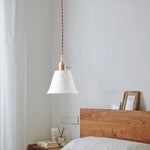 Ceramic LED Hanging Lamp Japenese Style Pendant Lighting for Home Deco