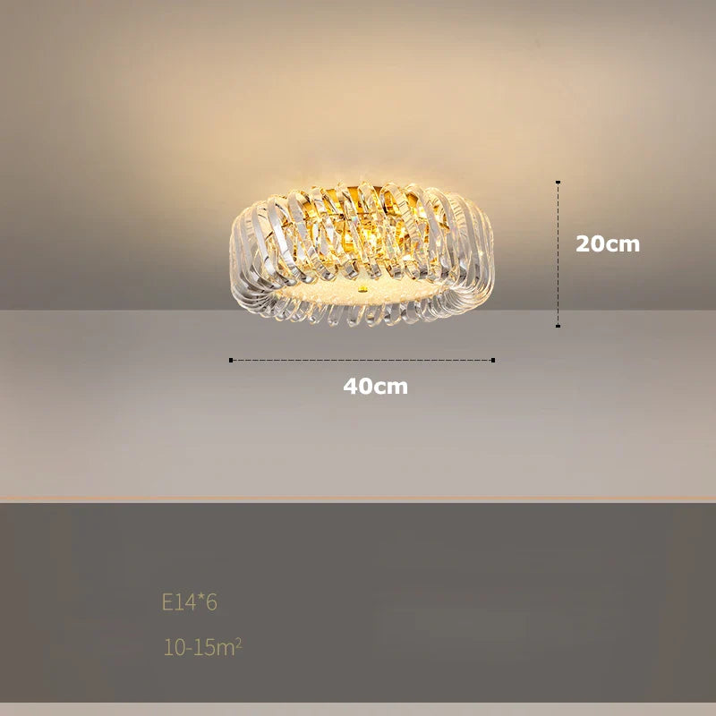 Gold LED Chandelier 2025 New Trend for Living Room